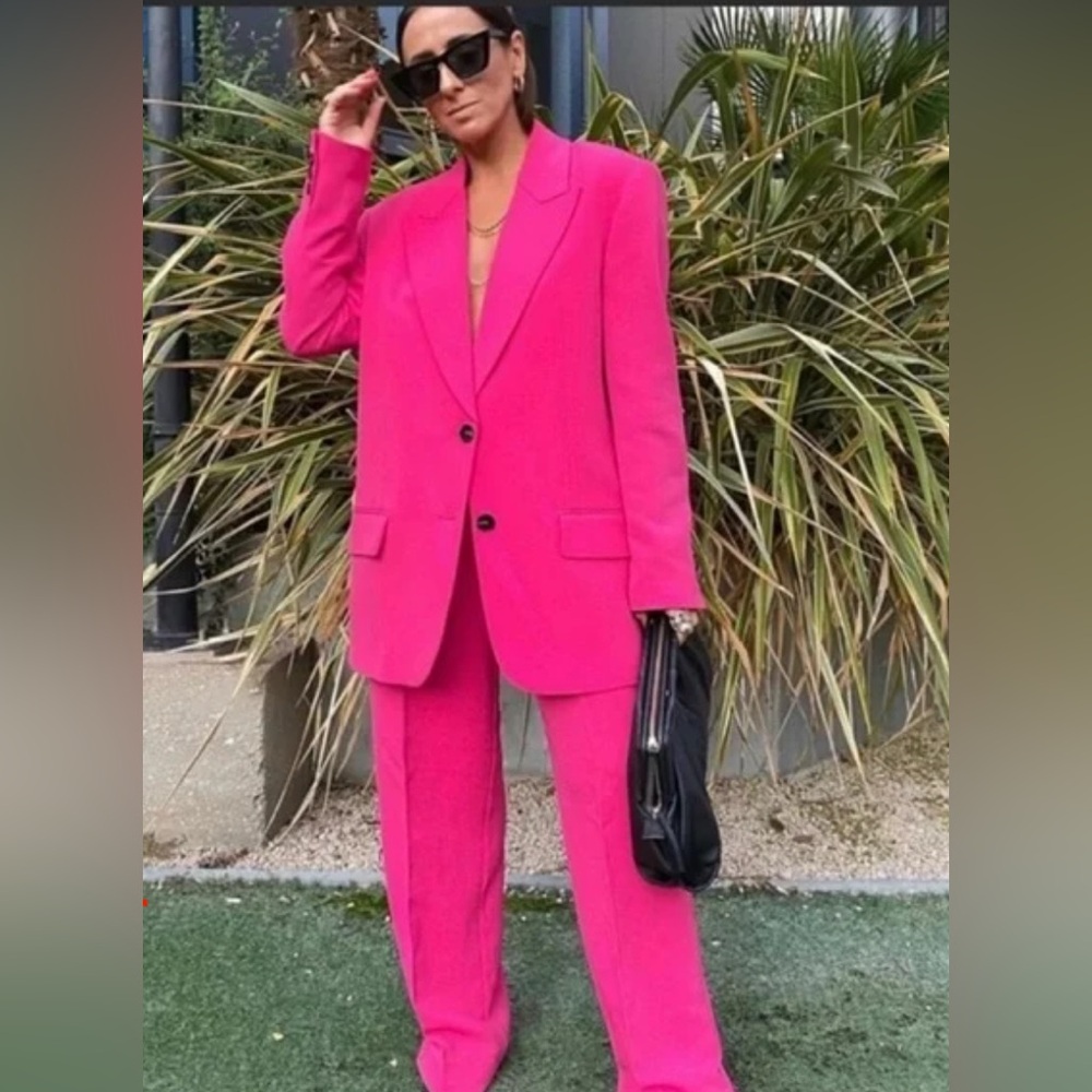 Zara Women's Hot Pink Suit